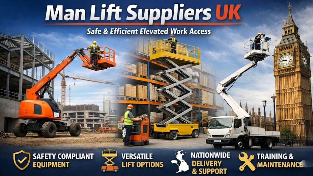 Man Lift Suppliers UK for Safe and Efficient Elevated Work Access