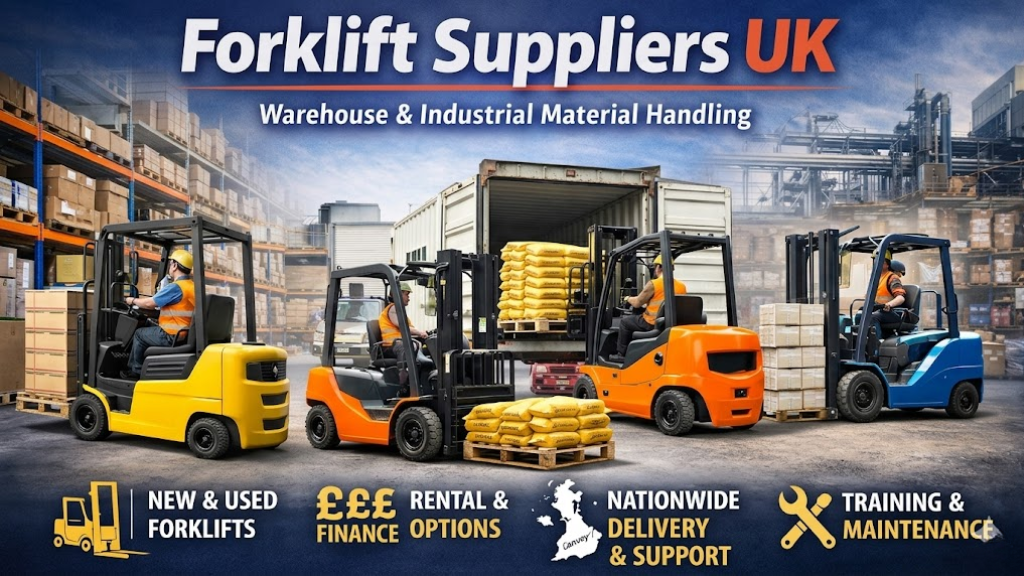 Forklift Suppliers UK for Warehouse and Industrial Material Handling